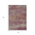 5' X 8' Merlot Beige And Blush Abstract Washable Indoor Outdoor Area Rug