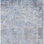 5' X 8' Sky Blue Charcoal And Ivory Abstract Washable Indoor Outdoor Area Rug