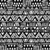 5' X 8' Black And Ivory Southwestern Washable Indoor Outdoor Area Rug