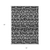 5' X 8' Black And Ivory Southwestern Washable Indoor Outdoor Area Rug