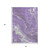 5' X 8' Purple Mint Green And Ivory Abstract Washable Indoor Outdoor Area Rug