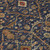 3' X 5' Navy Blue Brown And Red Floral Washable Indoor Outdoor Area Rug - Navy Blue, Brown, Red