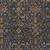 3' X 5' Navy Blue Brown And Red Floral Washable Indoor Outdoor Area Rug