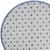 8' Blue And Gray Round Geometric Indoor Outdoor Area Rug
