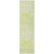 8' Runner Green and White Abstract Washable Non Skid Indoor Outdoor Runner Rug - Green, White
