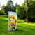 30" Yellow Brown And Green Solid Wood Sunflowers Garden Stake Decor