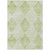 3' X 5' Mint Green Geometric Washable Non Skid Indoor Outdoor Area Rug