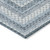 5' X 8' Denim Blue And Ivory Geometric Washable Indoor Outdoor Area Rug - 880016623949