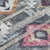 3' X 5' Gray Charcoal And Silver Southwestern Washable Indoor Outdoor Area Rug