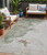 5' X 8' Artichoke Green And Linen Abstract Washable Indoor Outdoor Area Rug