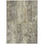 3' X 5' Beige Gold And Khaki Abstract Washable Indoor Outdoor Area Rug