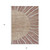 3' X 5' Orange Copper And Terra Cotta Abstract Washable Indoor Outdoor Area Rug Transitional Style - Orange, Copper, Terra Cotta Color