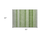2' X 3' Artichoke Green Striped Washable Indoor Outdoor Area Rug