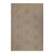 8' Runner Beige Geometric Stain Resistant Indoor Outdoor Runner Rug - Beige