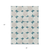 3' X 5' Teal Blue Beige And Ivory Abstract Washable Indoor Outdoor Area Rug