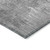 3' X 5' Pale Aqua And Gray Abstract Washable Indoor Outdoor Area Rug