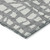 5' X 8' Gray And Ivory Abstract Washable Indoor Outdoor Area Rug Transitional Style - Gray, Ivory Color
