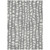5' X 8' Gray And Ivory Abstract Washable Indoor Outdoor Area Rug Transitional Style - Gray, Ivory Color