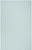 6' X 9' Aqua And Ivory Geometric Indoor Outdoor Area Rug