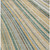 5' X 8' Beige Gold And Sage Striped Washable Indoor Outdoor Area Rug