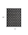 6' X 9' Black And Ivory Geometric Indoor Outdoor Area Rug
