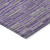 5' X 8' Purple And Lavender Striped Washable Indoor Outdoor Area Rug