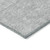 5' X 8' Silver Gray And Ivory Floral Washable Indoor Outdoor Area Rug