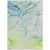 5' X 8' Green Abstract Washable Non Skid Indoor Outdoor Area Rug Transitional Style - Green Color