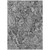 3' X 5' Gray Charcoal And Silver Abstract Washable Indoor Outdoor Area Rug Transitional Style - Gray, Charcoal, Silver Color