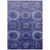 3' X 5' Purple And Beige Medallion Washable Indoor Outdoor Area Rug