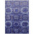3' X 5' Purple And Beige Medallion Washable Indoor Outdoor Area Rug