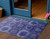 3' X 5' Purple And Beige Medallion Washable Indoor Outdoor Area Rug