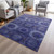 3' X 5' Purple And Beige Medallion Washable Indoor Outdoor Area Rug