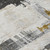 5' X 8' Gray And Tan Abstract Washable Indoor Outdoor Area Rug