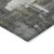 5' X 8' Gray And Tan Abstract Washable Indoor Outdoor Area Rug