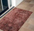 3' X 5' Merlot Abstract Washable Non Skid Indoor Outdoor Area Rug - Merlot