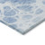 5' X 8' Sky Blue And Denim Blue Nautical Washable Indoor Outdoor Area Rug