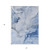 5' X 8' Blue and Gray Abstract Washable Non Skid Indoor Outdoor Area Rug Transitional Style - Blue, Gray Color