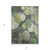 3' X 5' Green and Gray Abstract Washable Non Skid Indoor Outdoor Area Rug