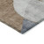 5' X 8' Gray Charcoal And Brown Abstract Washable Indoor Outdoor Area Rug