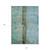 5' X 8' Blue And Gold Abstract Washable Indoor Outdoor Area Rug