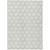 3' X 5' Ivory And Black Geometric Washable Indoor Outdoor Area Rug Transitional Style - Ivory, Black Color