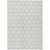 3' X 5' Ivory And Black Geometric Washable Indoor Outdoor Area Rug
