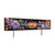 10" Black And Orange Happy Halloween Pumpkin Solid Wood Garden Stake
