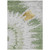 3' X 5' Artichoke Green And Olive Green Abstract Washable Indoor Outdoor Area Rug - Artichoke Green, Olive Green