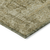 5' X 8' Brown And Beige Abstract Washable Indoor Outdoor Area Rug
