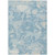 5' X 8' Sky Blue And Denim Blue Abstract Washable Indoor Outdoor Area Rug Transitional Style - Sky Blue, Denim Blue Color