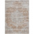 3' X 5' Copper And Beige Floral Washable Indoor Outdoor Area Rug Traditional Style - Copper, Beige Color