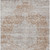 3' X 5' Copper And Beige Floral Washable Indoor Outdoor Area Rug - 880016496765