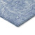 3' X 5' Sky Blue And Navy Blue Abstract Washable Indoor Outdoor Area Rug - Sky Blue, Navy Blue